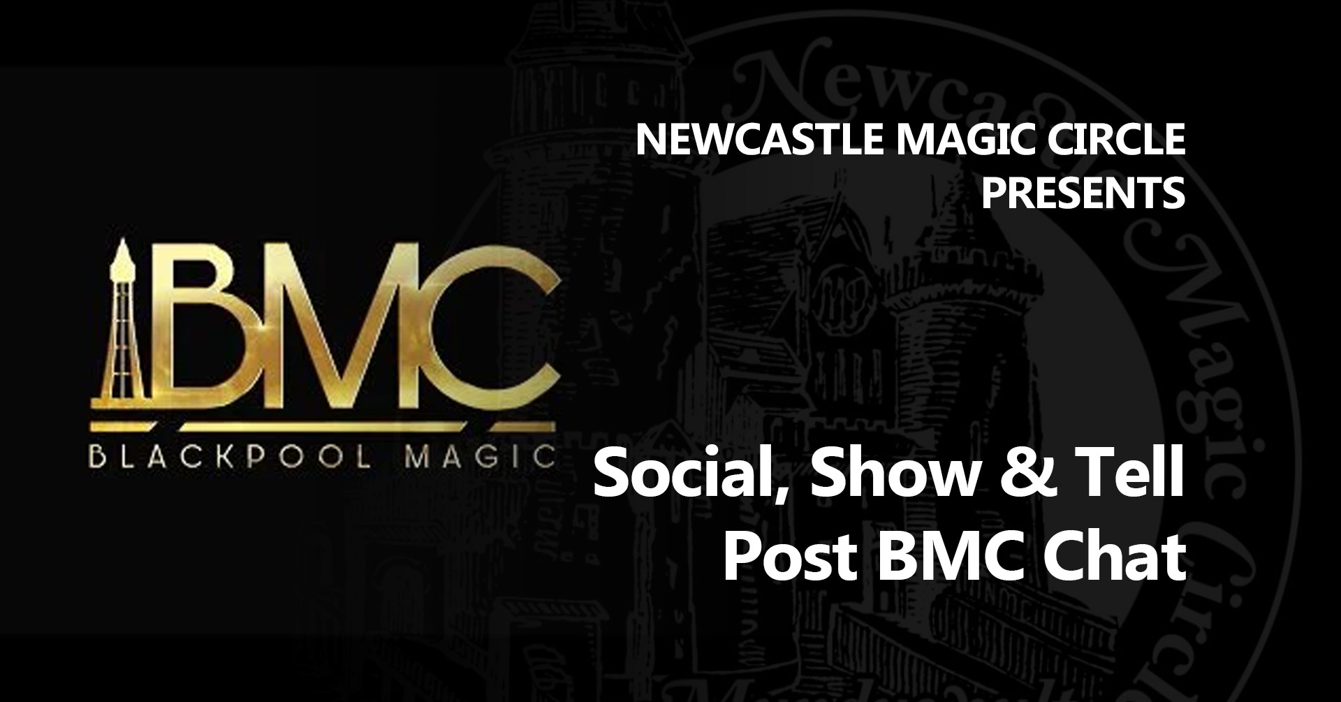 Social, Show & Tell plus Post Blackpool chat